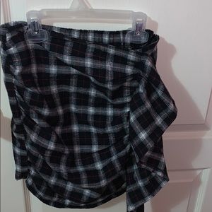 Mini skirt with frill detail